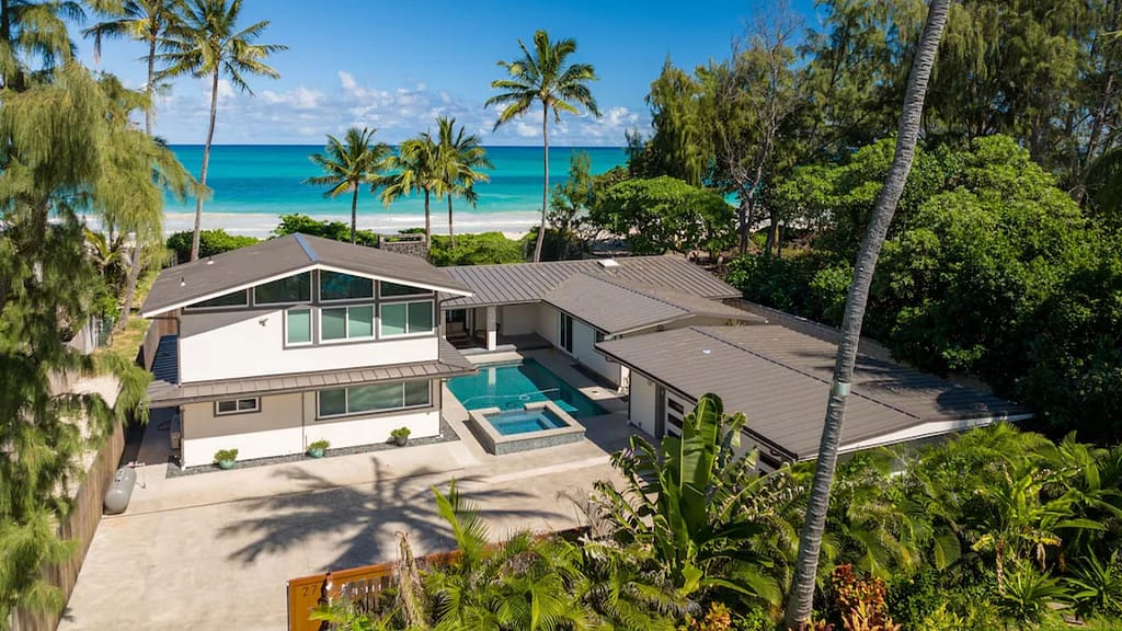 Luxury vacation rental property Kailua Modern Hale